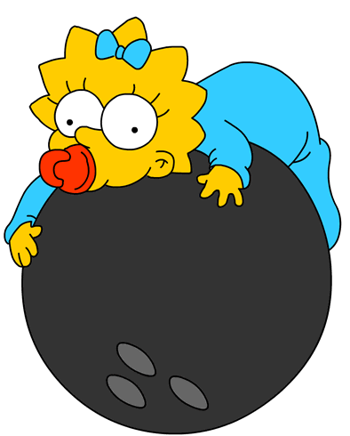Maggie hraje bowling